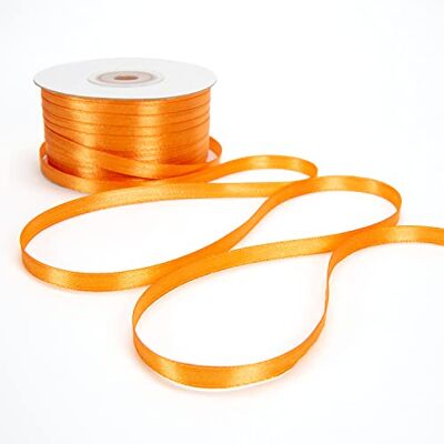 BARATTI Nastro Doppio Raso 06mm X 100 Metri per Artigianato, Natale, Decorazioni, Adatto Per confezionare Regali, Feste di Compleanno, Matrimoni, Bomboniere (Arancio) BARATTI Nastro Doppio Raso 06mm X 100 Metri per Artigianato, Natale, Decorazioni, Adatto Per confezionare Regali, Feste di Compleanno, Matrimoni, Bomboniere (Arancio)