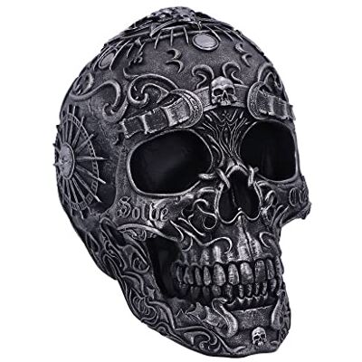 Nemesis Now Baphomet's Worship Skull, Grigio, 19,5 cm Nemesis Now Baphomet's Worship Skull, Grigio, 19,5 cm