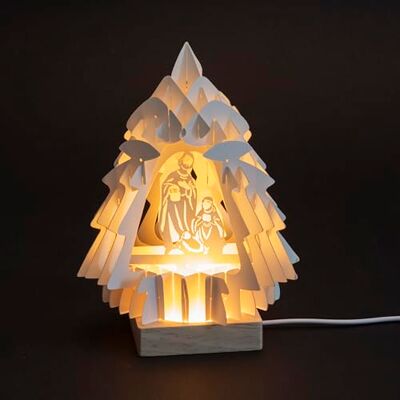 Tivoli Lampada led in carta, natività, 3W,16x9,5x20 cm Tivoli Lampada led in carta, natività, 3W,16x9,5x20 cm