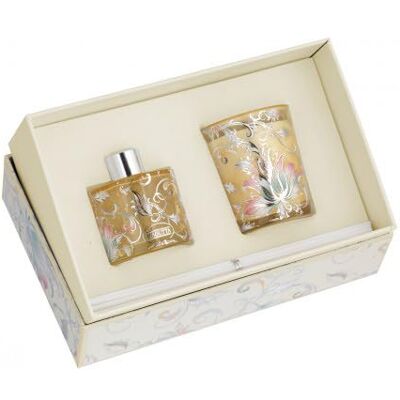Bagutta Candela Set Composto da: Profumazione 50Ml, Sticks E Candela 70Gr. Frangranza: Floglie Giallo Limone. La Referenza È 2159-02 Gi. Bagutta Candela Set Composto da: Profumazione 50Ml, Sticks E Candela 70Gr. Frangranza: Floglie Giallo Limone. La Referenza È 2159-02 Gi.