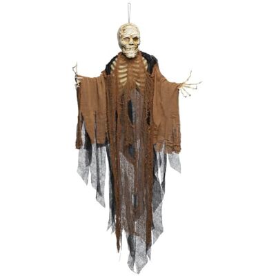 Boland Decorazione Creepy Mummy, 160 cm Da appendere con luce e suono per Halloween, Carnevale e festa horror Boland Decorazione Creepy Mummy, 160 cm Da appendere con luce e suono per Halloween, Carnevale e festa horror