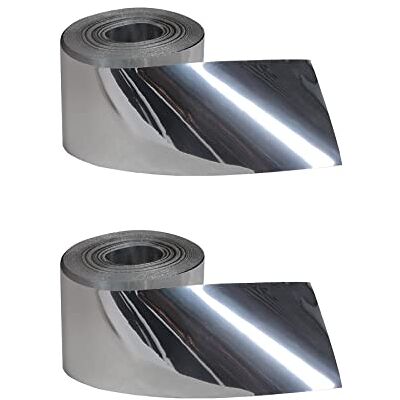 Beistle 2 stelle filanti di compleanno in plastica metallizzata per interni ed esterni, per ricevimenti di nozze, feste di laurea, decorazioni per Capodanno, 5,1 cm x 500 m, argento Beistle 2 stelle filanti di compleanno in plastica metallizzata per interni ed esterni, per ricevimenti di nozze, feste di laurea, decorazioni per Capodanno, 5,1 cm x 500 m, argento
