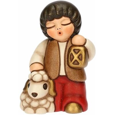 THUN Bimbo con lanterna ceramica Collezione Presepe Classico 4,5 x 3,4 x 6,5 cm THUN Bimbo con lanterna ceramica Collezione Presepe Classico 4,5 x 3,4 x 6,5 cm