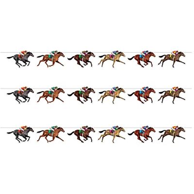 Beistle 3 Piece Horse Racing Stelle filanti, 26,7 cm x 6 ', Multicolore Beistle 3 Piece Horse Racing Stelle filanti, 26,7 cm x 6 ', Multicolore