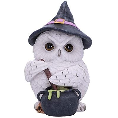 Nemesis Now Statuetta a forma di gufo, 17,5 cm, colore: Bianco Nemesis Now Statuetta a forma di gufo, 17,5 cm, colore: Bianco