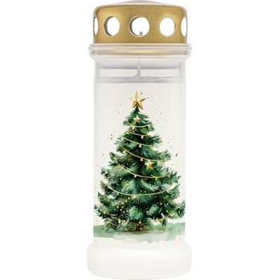 Bolsius Grave light nr 6 + lid Christmas 70H esterno candele commemorative contiene cera vegetale naturale senza olio di palma Bolsius Grave light nr 6 + lid Christmas 70H esterno candele commemorative contiene cera vegetale naturale senza olio di palma