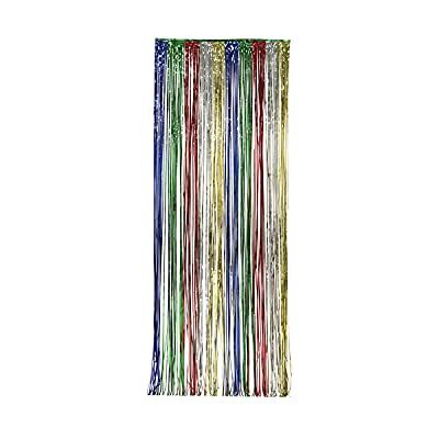 Creative foil Fringe Door party tenda, 3 x 8 ', multicolor Creative foil Fringe Door party tenda, 3 x 8 ', multicolor