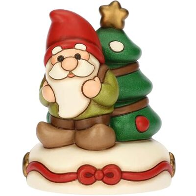 THUN , Carillon Gnomo Oliver e Albero di Natale in Ceramica di Alta Qualità, Versione Media, Collezione Natale, Statuine da Collezione, Idea Regalo per Natale, 11,7 x 12,1 x 14,6 cm THUN , Carillon Gnomo Oliver e Albero di Natale in Ceramica di Alta Qualità, Versione Media, Collezione Natale, Statuine da Collezione, Idea Regalo per Natale, 11,7 x 12,1 x 14,6 cm