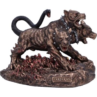 Nemesis Now Statuetta Cerberus il Segugio delle Ade a tre teste, resina, bronzo, ornamento dettagliato di Cerburus, statuetta mitologia greca, fusa in resina di alta qualità, rifinita in bronzo Nemesis Now Statuetta Cerberus il Segugio delle Ade a tre teste, resina, bronzo, ornamento dettagliato di Cerburus, statuetta mitologia greca, fusa in resina di alta qualità, rifinita in bronzo