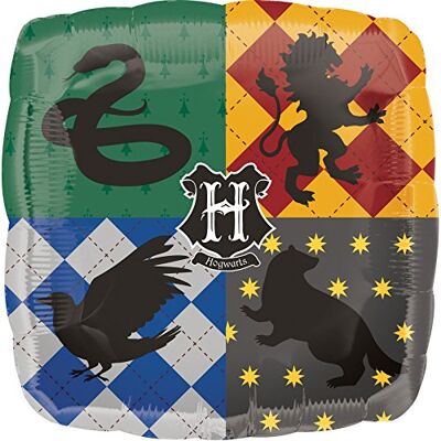 amscan 3713601 Palloncino standard in foil Harry Potter case, 43 cm, palloncino ad elio, Hogwarts, compleanno, festa a tema amscan 3713601 Palloncino standard in foil Harry Potter case, 43 cm, palloncino ad elio, Hogwarts, compleanno, festa a tema