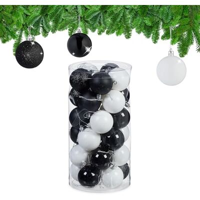 Relaxdays Decorazioni di Natale - Set di 30 palline Relaxdays Decorazioni di Natale - Set di 30 palline