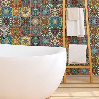 AMBIANCE-LIVE A888 Piastrelle Murali Multicolore - Piastrelle Murali AMBIANCE-LIVE A888 Piastrelle Murali Multicolore - Piastrelle Murali