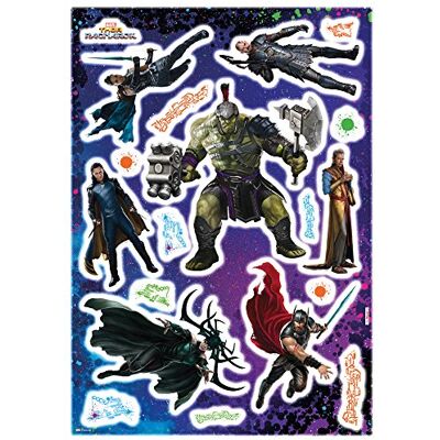 Komar Adesivo decorativo Avenger Thor 3, 50 x 70 cm (larghezza x altezza), prodotto in Germania, multicolore rimovibile e riutilizzabile Komar Adesivo decorativo Avenger Thor 3, 50 x 70 cm (larghezza x altezza), prodotto in Germania, multicolore rimovibile e riutilizzabile