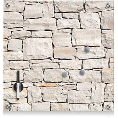 Zeller 11651 Lavagnetta memo in Vetro Effetto Legno, Vetro, Decorazione, 55 x 55 cm Zeller 11651 Lavagnetta memo in Vetro Effetto Legno, Vetro, Decorazione, 55 x 55 cm