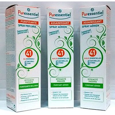 Puressentiel purificante spray per l'aria, 3x200ml Puressentiel purificante spray per l'aria, 3x200ml
