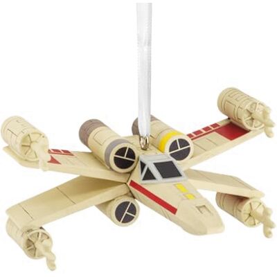 Hallmark Star Wars X-Wing Starfighter Ornamento di Natale, regali per i fan di Star Wars Hallmark Star Wars X-Wing Starfighter Ornamento di Natale, regali per i fan di Star Wars