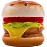 Dekohelden24 Salvadanaio in ceramica come hamburger – Cheeseburger – Salvadanaio per hamburger – Salving Box – Dimensioni (L x P x A): ca. 10 x 10 x 10 cm