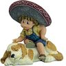 Nadal Figura decorativa ¡Viva México! / Giochiamo Multicolore Decorazione per la casa In resina Prodotto in Spagna Dipinto a mano Altezza 14 cm Creaciones