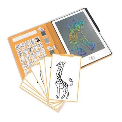 KIDYWOLF KIDYDRAW MINI Animali Tablet LCD a 30 livelli Display LCD da 8,2", 30 livelli riutilizzabili, ardesia magica leggera, nomade e facile da cancellare, da 4 anni KIDYWOLF KIDYDRAW MINI Animali Tablet LCD a 30 livelli Display LCD da 8,2", 30 livelli riutilizzabili, ardesia magica leggera, nomade e facile da cancellare, da 4 anni