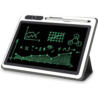 fasient1 Tavoletta LCD da 10 pollici Blocco note Tavolo da disegno Tavolette grafiche con custodia in ecopelle per lavoro Appunti di studio Riunioni di lavoro Note quotidiane(Nero) fasient1 Tavoletta LCD da 10 pollici Blocco note Tavolo da disegno Tavolette grafiche con custodia in ecopelle per lavoro Appunti di studio Riunioni di lavoro Note quotidiane(Nero)