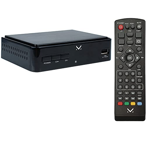Majestic DEC 665 Decoder Digitale terrestre DVB-T/T2 HD, ingresso USB, Telecomando, SCART, HDMI