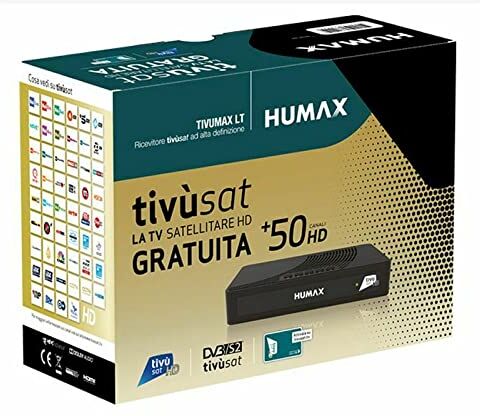 Humax Ricevitore digitale satellitare TIVUSAT TIVUMAX LT HD-3801S2