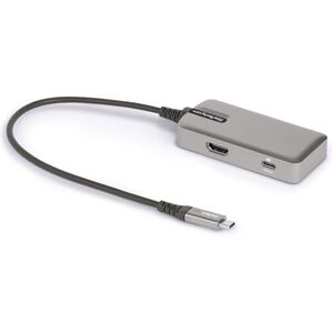 StarTech .com Adattatore Multiporta USB C Mini Docking Station USB Type C HDMI 2.0 4K 60Hz, Power Delivery 100W Pass-through Hub USB a 3 porte 10Gbps Mini Dock Portatile cavo da 25cm (DKT31CHPD3) StarTech .com Adattatore Multiporta USB C Mini Docking Station USB Type C HDMI 2.0 4K 60Hz, Power Delivery 100W Pass-through Hub USB a 3 porte 10Gbps Mini Dock Portatile cavo da 25cm (DKT31CHPD3)