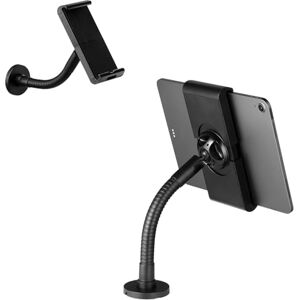 Durable Supporto per tablet da tavolo Tough, supporto tablet muro, braccio snodabile, ruotabile di 360°, porta tablet da 7" a 13", nero, Durable Supporto per tablet da tavolo Tough, supporto tablet muro, braccio snodabile, ruotabile di 360°, porta tablet da 7" a 13", nero,