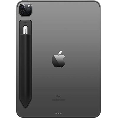 elago Porta Penna Compatibile con Apple Pencil di 2ª e 1ª Generazione Custodia Adesiva Resistente per Cover Tablet, Pelle Sintetica e Lycra Morbida, Protezione Antigraffio (Nero) elago Porta Penna Compatibile con Apple Pencil di 2ª e 1ª Generazione Custodia Adesiva Resistente per Cover Tablet, Pelle Sintetica e Lycra Morbida, Protezione Antigraffio (Nero)