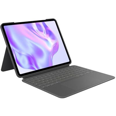 Logitech Combo Touch per iPad Pro da 13 pollici (M4)(2024) Custodia con tastiera Tastiera staccabile retroilluminata con supporto, digitazione comoda, modalità multiuso, Layout ITA QWERTY Grafite Logitech Combo Touch per iPad Pro da 13 pollici (M4)(2024) Custodia con tastiera Tastiera staccabile retroilluminata con supporto, digitazione comoda, modalità multiuso, Layout ITA QWERTY Grafite