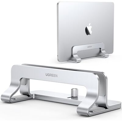 UGREEN Supporto Verticale 2 Slot per Laptop Regolabile Stand PC Portabile Salvaspazio Compatibile con MacBook, notebook, iPad UGREEN Supporto Verticale 2 Slot per Laptop Regolabile Stand PC Portabile Salvaspazio Compatibile con MacBook, notebook, iPad