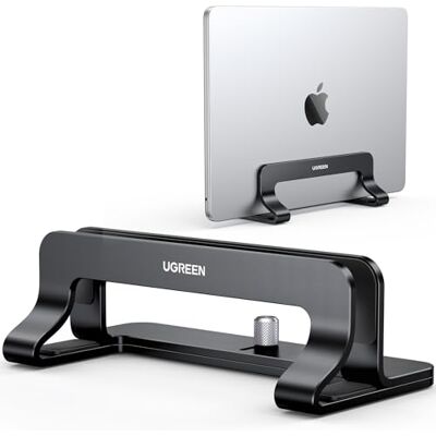 UGREEN Supporto Verticale per Laptop Regolabile Grigio Stand per PC Portabile Salvaspazio Compatibile con MacBook, notebook, iPad UGREEN Supporto Verticale per Laptop Regolabile Grigio Stand per PC Portabile Salvaspazio Compatibile con MacBook, notebook, iPad