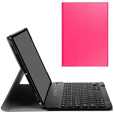PCATEC iPad pro10.5 Custodia Tastiera, Tastiera Ultra-Slim PU con Tastiera Bluetooth Rimovibile Pieghevole in Pelle Folio Cover per Apple iPad pro10.5/A1701, A1709 Rose for iPad Pro10.5 PCATEC iPad pro10.5 Custodia Tastiera, Tastiera Ultra-Slim PU con Tastiera Bluetooth Rimovibile Pieghevole in Pelle Folio Cover per Apple iPad pro10.5/A1701, A1709 Rose for iPad Pro10.5