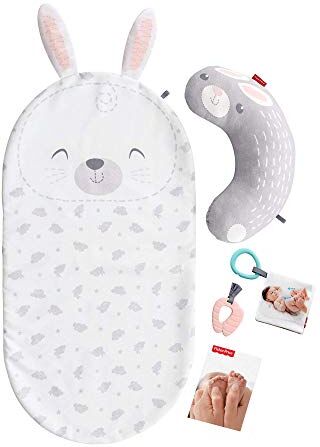 Fisher Price Baby Bunny Set Massaggi, Giocattolo per Neonati 0+ Mesi,