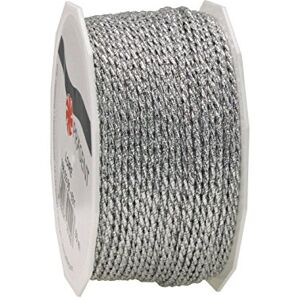 PRÄSENT Nastro Loira Argento 50 m lunghezza 2 mm larghezza PRÄSENT Nastro Loira Argento 50 m lunghezza 2 mm larghezza