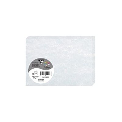 Clairefontaine , di 25 Cartoncini Pliées, 11x15,5cm, Carta Premium Clairefontaine , di 25 Cartoncini Pliées, 11x15,5cm, Carta Premium