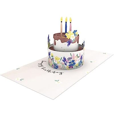 Grafik Werkstatt Grafica Workshop Pretty Pop-up Card tridimensionale Happy Birthday Grafik Werkstatt Grafica Workshop Pretty Pop-up Card tridimensionale Happy Birthday