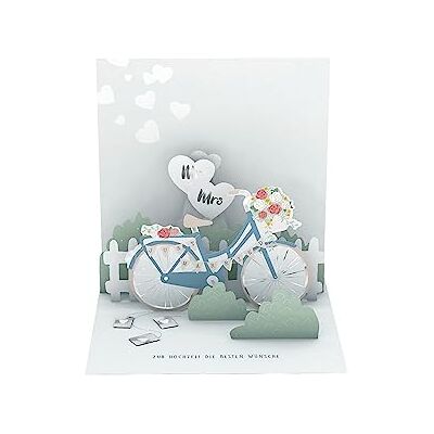 Grafik Werkstatt Grafica Officina Biglietto Pretty Pop-up tridimensionale Per il matrimonio i migliori auguri Grafik Werkstatt Grafica Officina Biglietto Pretty Pop-up tridimensionale Per il matrimonio i migliori auguri