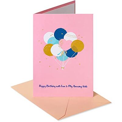 American Greetings Biglietto di auguri di compleanno per moglie (You Make the World a Magical Place) American Greetings Biglietto di auguri di compleanno per moglie (You Make the World a Magical Place)