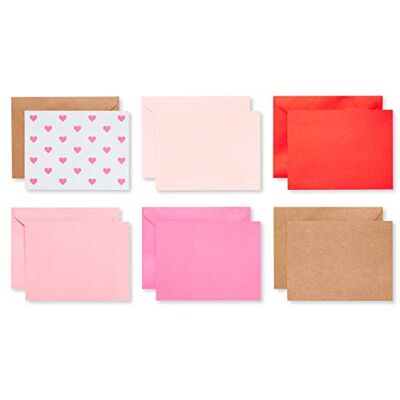 American Greetings Biglietti vuoti con buste, cancelleria a forma di cuore (200 pezzi) American Greetings Biglietti vuoti con buste, cancelleria a forma di cuore (200 pezzi)