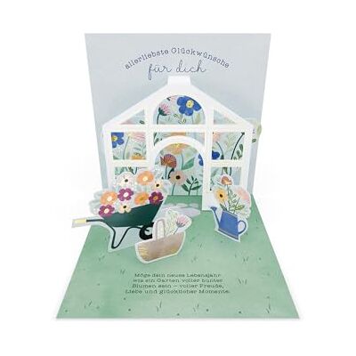 Grafik Werkstatt Grafica Workshop Pretty Pop-up Card tridimensionale Congratulazioni per te Grafik Werkstatt Grafica Workshop Pretty Pop-up Card tridimensionale Congratulazioni per te