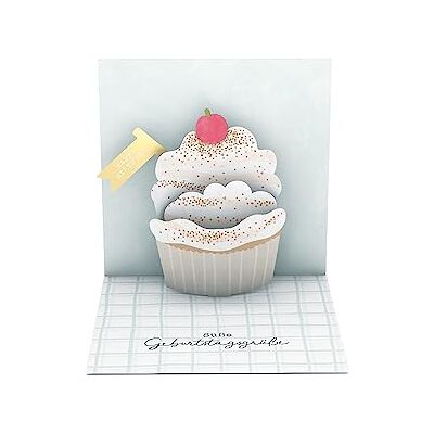 Grafik Werkstatt Grafica Workshop Pretty Pop-up Card tridimensionale Happy Birthday Grafik Werkstatt Grafica Workshop Pretty Pop-up Card tridimensionale Happy Birthday
