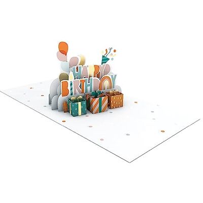 Grafik Werkstatt Grafica Workshop Pretty Pop-up Card tridimensionale Happy Birthday Grafik Werkstatt Grafica Workshop Pretty Pop-up Card tridimensionale Happy Birthday