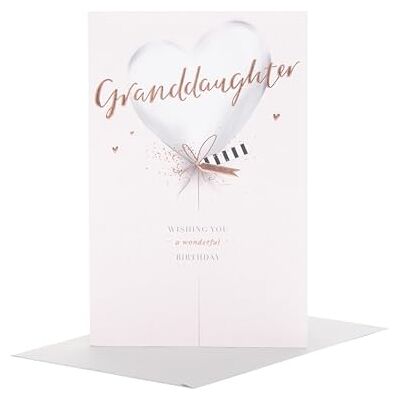 UK Greetings Biglietto di auguri di compleanno per nipote, motivo: palloncini argentati UK Greetings Biglietto di auguri di compleanno per nipote, motivo: palloncini argentati