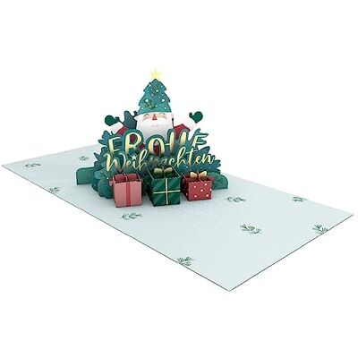 Grafik Werkstatt Laboratorio grafico Biglietto pop-up Pretty tridimensionale Natale Buon Natale Grafik Werkstatt Laboratorio grafico Biglietto pop-up Pretty tridimensionale Natale Buon Natale