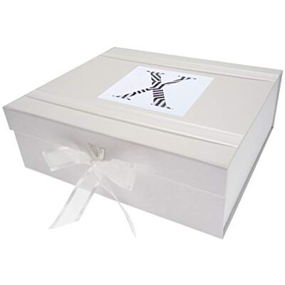 WHITE COTTON CARDS Alphabetics Iniziale x Scatola dei ricordi, Multicolore, Grande WHITE COTTON CARDS Alphabetics Iniziale x Scatola dei ricordi, Multicolore, Grande