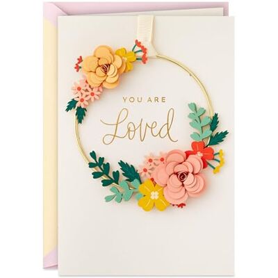 Hallmark Biglietto per la festa della mamma (corona floreale rimovibile) Hallmark Biglietto per la festa della mamma (corona floreale rimovibile)