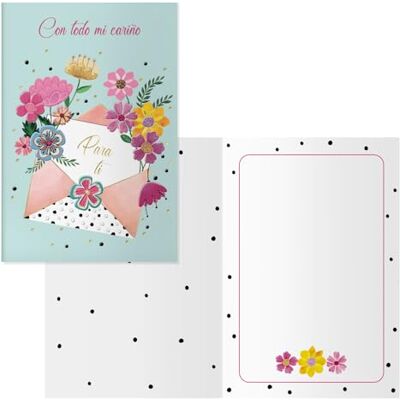 DOHE Biglietti d'auguri generici (per qualsiasi momento e situazione) Confezione da 6 pezzi Dimensioni: 11,5 x 17 cm (chiuso) Include busta per riporre il biglietto Modello Busta DOHE Biglietti d'auguri generici (per qualsiasi momento e situazione) Confezione da 6 pezzi Dimensioni: 11,5 x 17 cm (chiuso) Include busta per riporre il biglietto Modello Busta