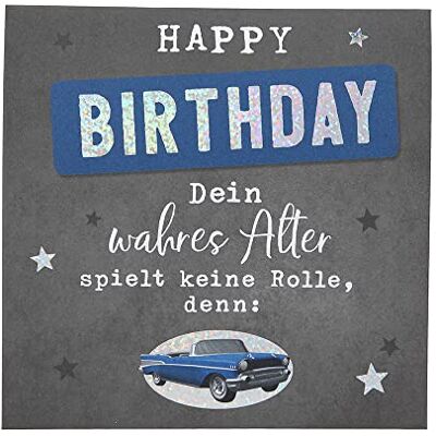 Depesche Biglietto di auguri pop-up per compleanno, con musica, elementi luminosi e scritta originale, con busta, formato 15,5 x 15,5 cm Depesche Biglietto di auguri pop-up per compleanno, con musica, elementi luminosi e scritta originale, con busta, formato 15,5 x 15,5 cm