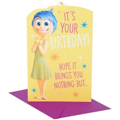 UK Greetings Biglietto di compleanno Disney Inside Out per lei/ragazza, regalo di buon compleanno, per lei, ragazze, donne, design pop-up, con busta, 155 x 235 mm UK Greetings Biglietto di compleanno Disney Inside Out per lei/ragazza, regalo di buon compleanno, per lei, ragazze, donne, design pop-up, con busta, 155 x 235 mm